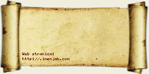 Janićije Mladenović vizit kartica